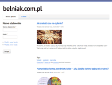 Tablet Screenshot of belniak.com.pl